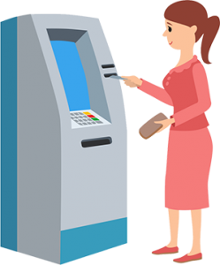 USE ATM By Woman